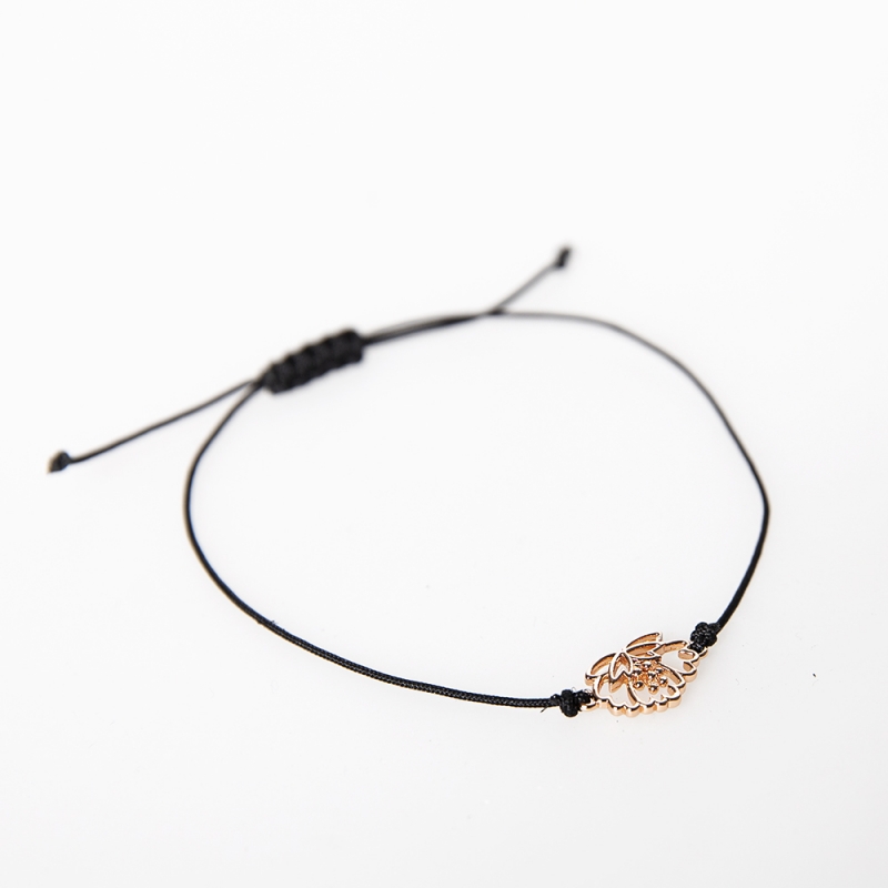 Thin thread bracelet with flower of Telgart