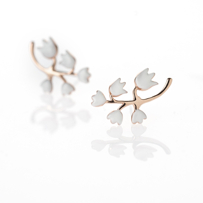 FOLKIE earrings lilies of the valley