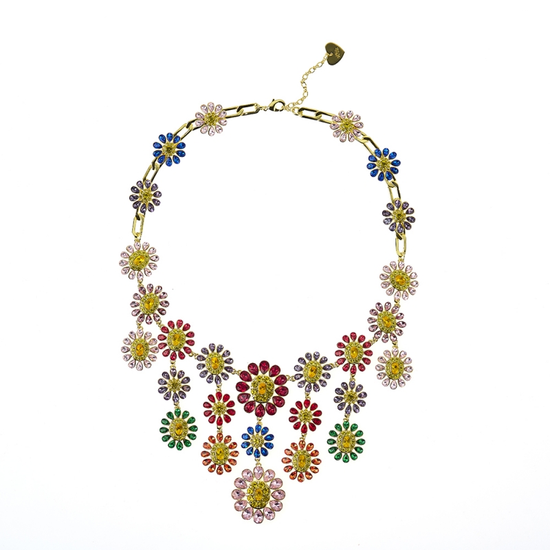 Necklace meadow of flowers