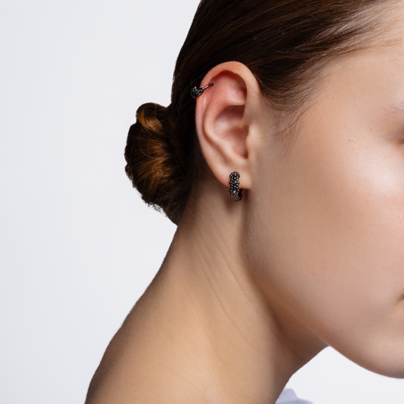Earrings Bohuna hematite