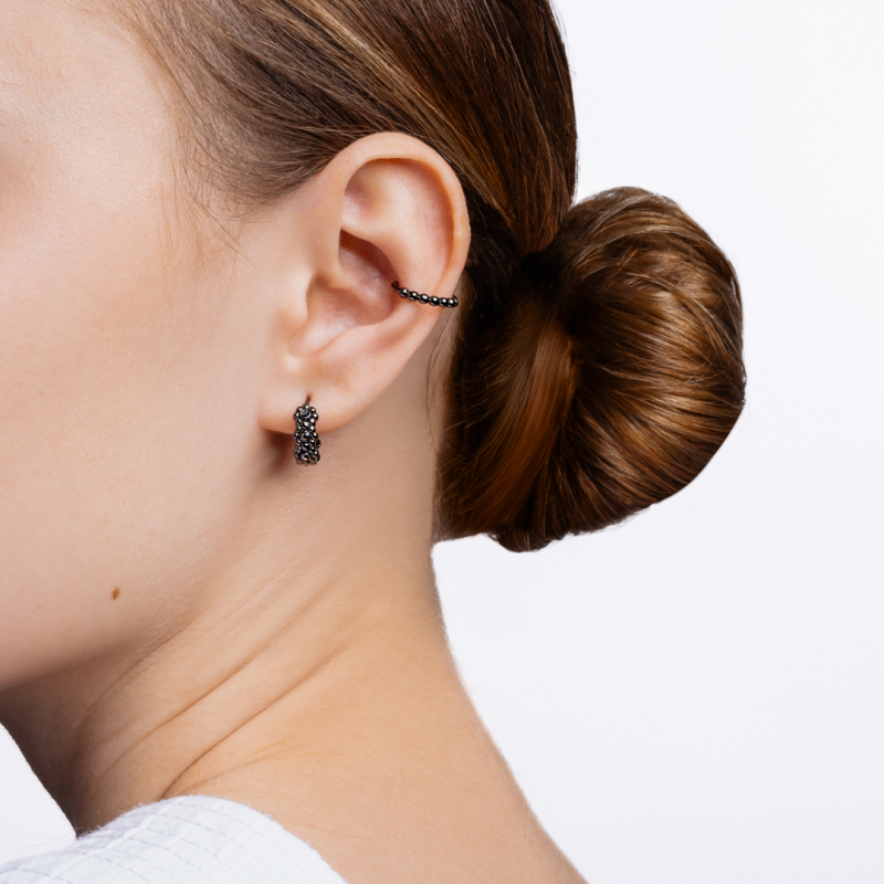 Earrings Bohuna hematite