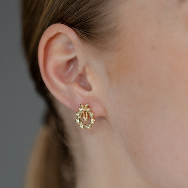 FOLKIE majolica gold earrings