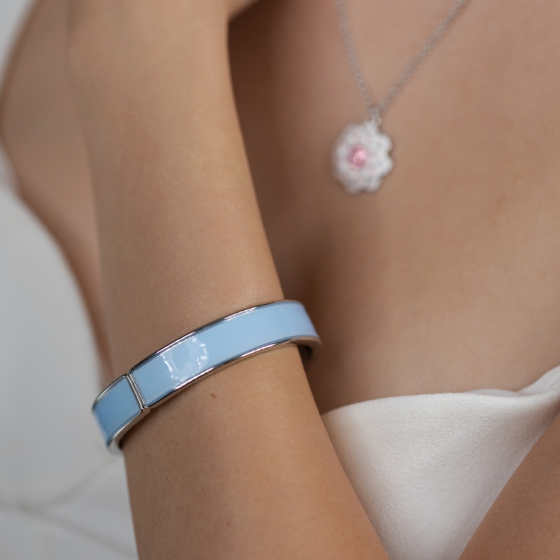 Pastel blue bracelet