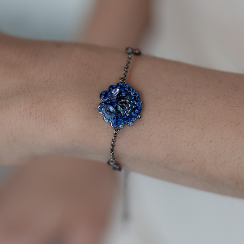 Bracelet blue wild poppy