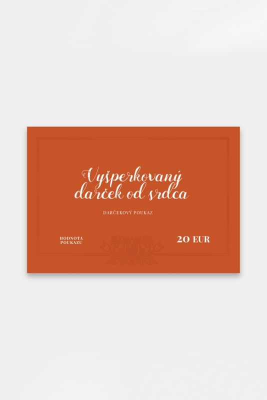 Darčeková poukážka, ktorá pomáha