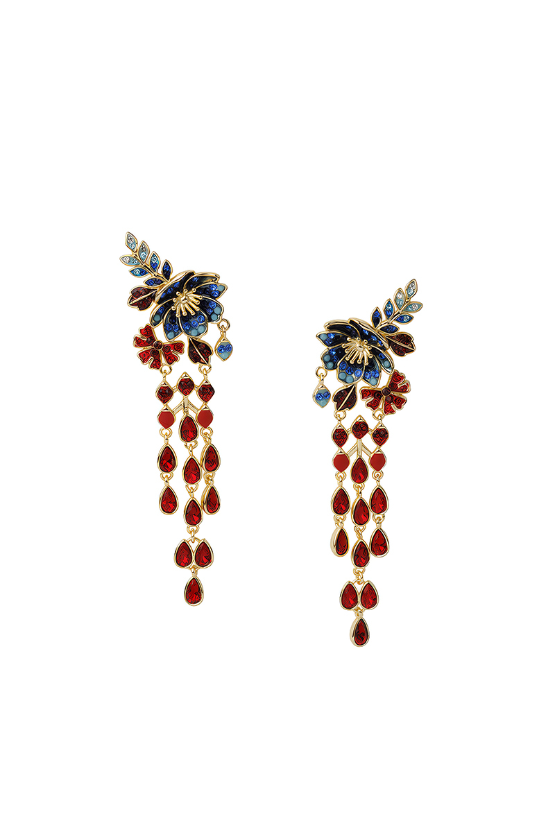 Lešť and Turie Pole Flower Earrings