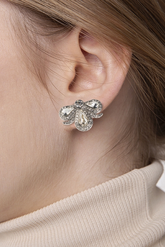 Strieborné Majolika náušničky